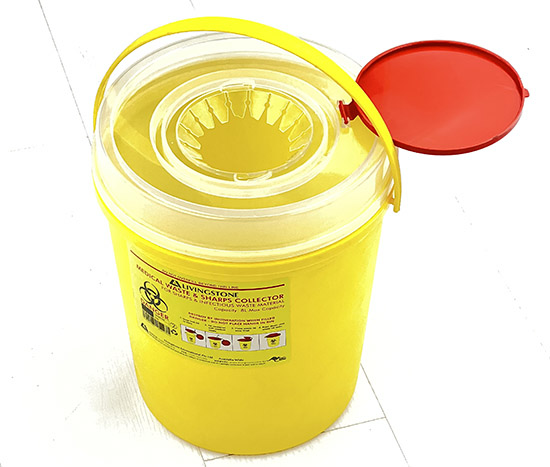 2 gallon sharps container,sharps container,disposable sharps container,reusable sharps container