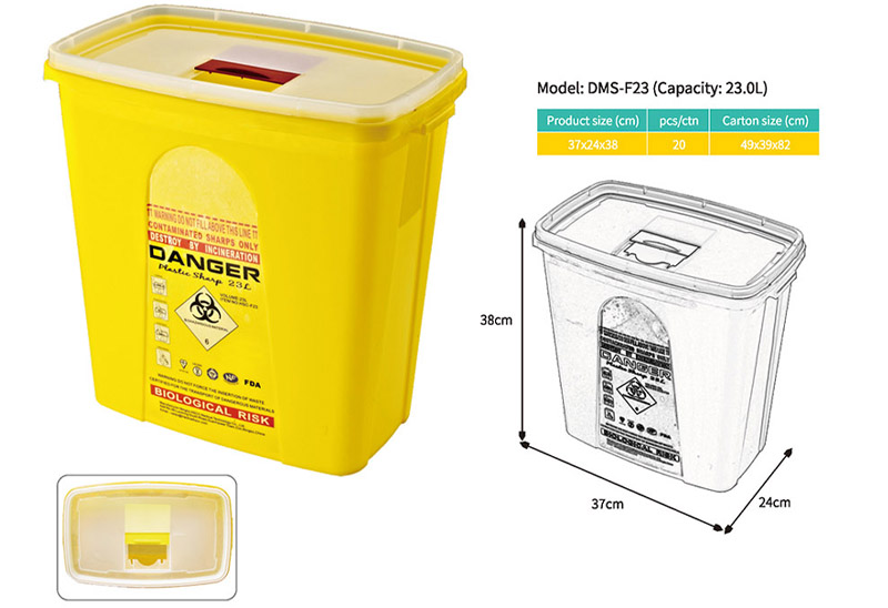 23L Sharps Container Sharp Bin Container
